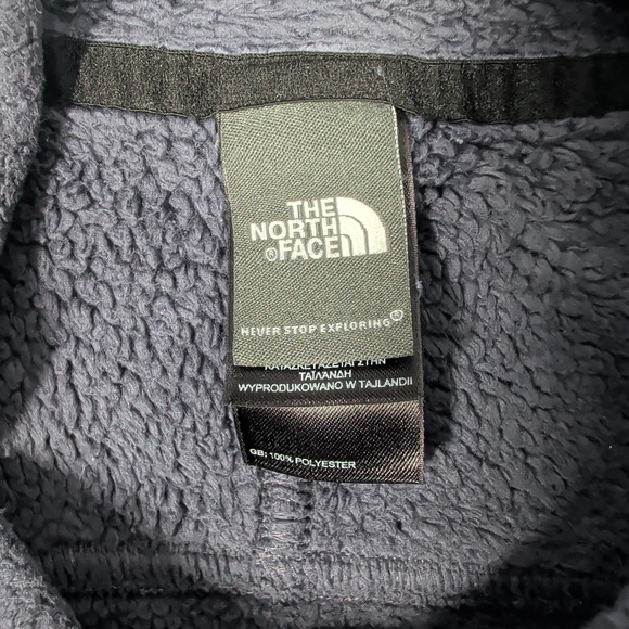 The North Face Osito Fleece Pullover Women's Small Purple Snap Casual Jacket - Picture 6 of 9